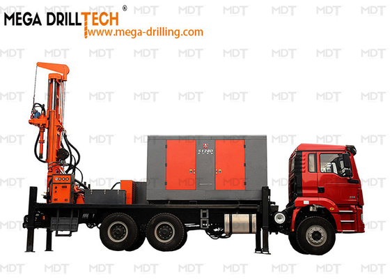 Truck gemonteerd waterput Hydraulisch kruiper boorapparaat multifunctioneel