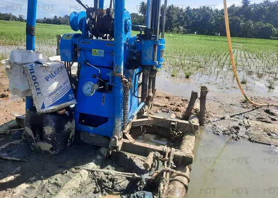 De hydraulische Roterende Draagbare Machine 1100r/Min van de Waterboring voor Bodemonderzoek