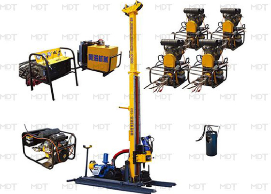 2400 tpm volledige hydraulische grond boormachine draagbare hoge snelheid