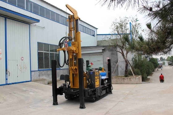 Huisgemaakte waterput Hydraulische crawler boormachine met dieselmotor