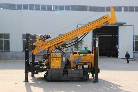 Huisgemaakte waterput Hydraulische crawler boormachine met dieselmotor