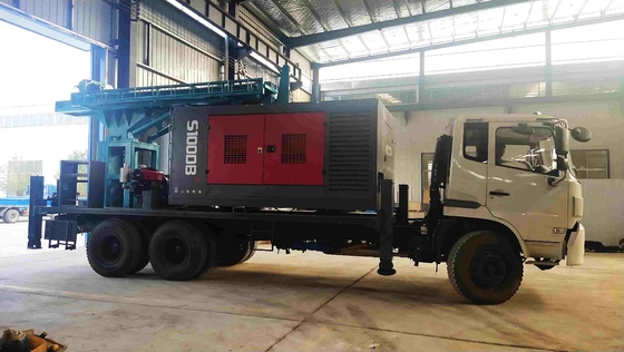 Truck gemonteerd waterput Hydraulisch kruiper boorapparaat multifunctioneel