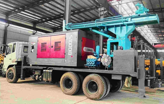 Truck gemonteerd waterput Hydraulisch kruiper boorapparaat multifunctioneel