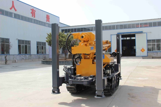 Draagbare waterputboormachine met 55 kW Yuchai-turbo-motor