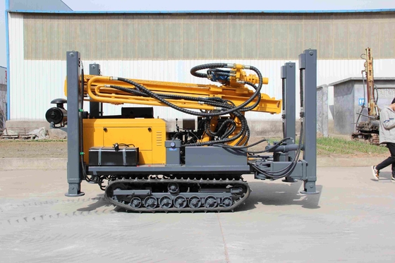 Draagbare waterputboormachine met 55 kW Yuchai-turbo-motor