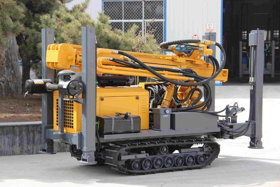Draagbare waterputboormachine met 55 kW Yuchai-turbo-motor
