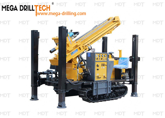 Draagbare waterput Hydraulische crawler boormachine met 65 kW Yuchai motor