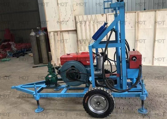 draagbare waterput booreiland machine compressor voor waterput boren hydraulische boorput boormachine prijs: