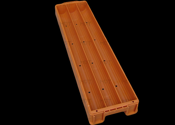 1070 mm lange 70 mm sleuf kunststof kerndoos oranje kleur boorkern