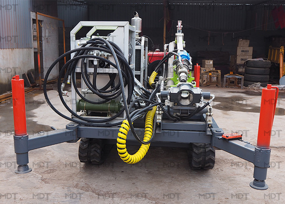 1200rpm 300m Diepte Core Drilling Rig Diamond Drilling Equipment Portable