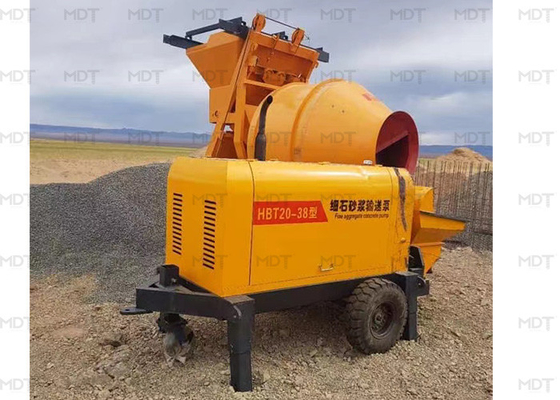 15m³/H Aanhanger Gemonteerde Betonpomp MEGA DRILLTECH