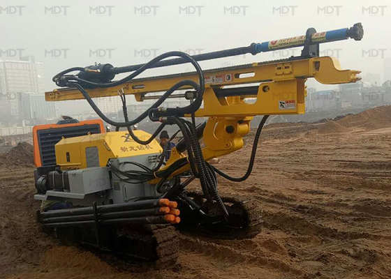 Hoge luchtdruk DTH boormachine Roterende flexibele hoge klimcapaciteit: