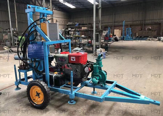 150m Diepte 4000W Spindel Boorinstallatie Voor Land Zand Boren