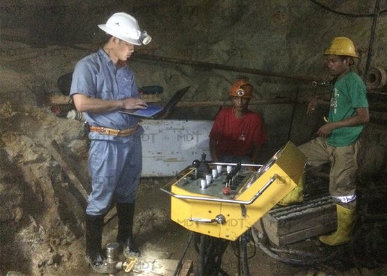 1000 meter tunnel boormachine ondergrondse diamant boorinstallatie hydraulisch